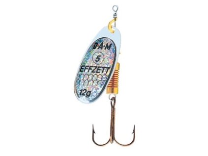 Dam Třpytka Effzett Standard Spinner Reflex Silver (Hmotnost 3g, Velikost 1)