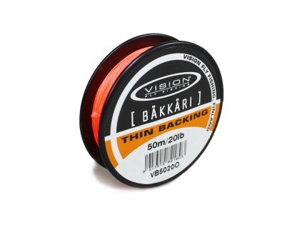 Vision Backing Bäkkäri Orange 20lb