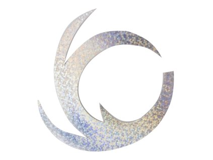 Pacchiarini Dragon Tails Holographic Silver