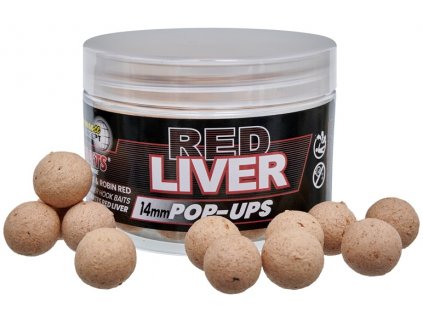 Starbaits Plovoucí Boilies POP UP Red Liver