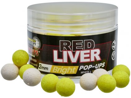 Starbaits Plovoucí Boilies POP UP Bright Red Liver