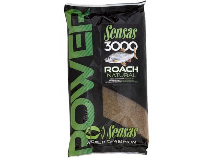 Sensas Krmení 3000 Power Roach Natural Plotice 1kg