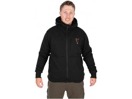 Fox Bunda Collection Sherpa Jacket Black & Orange