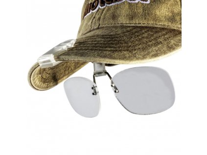 Snowbee Dioptrické Brýle s Klipem Cap Peak Clip-On +2,5x Magnifiers
