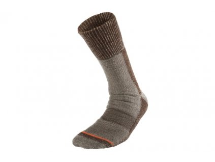 Geoff Anderson Ponožky Merino Woolly Sock Hnědé (Velikost L-EU 44-47)