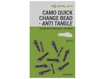 korum prevleky camo quick change bead anti tangle 8 ks