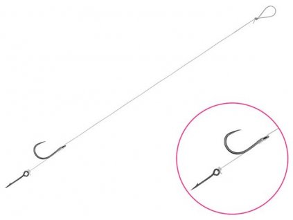 Delphin Feederový Návazec FLR Sting 6ks (Délka 12cm / Trn 5mm, Průměr 0,22mm, Velikost háčku #12)