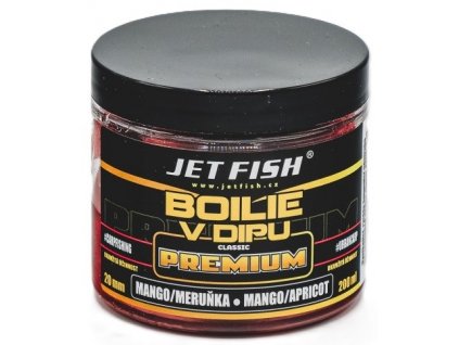 Jet Fish Boilie V Dipu Premium Clasicc Mango Meruňka 200ml