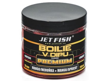 Jet Fish Boilie V Dipu Premium Clasicc Mango Meruňka 200ml