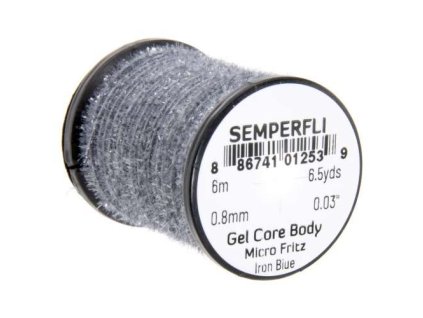 Semperfli Šenylka Gel Core Body Micro Fritz Iron Blue 0,8mm