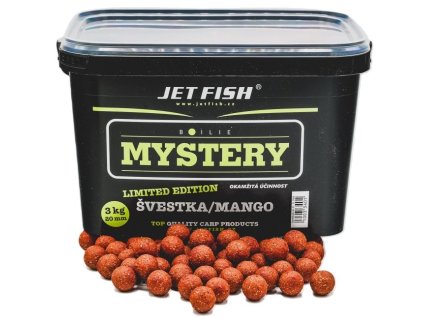 Jet Fish Boilie Mystery Švestka Mango 3kg