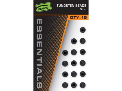 fox zarazky edges tungsten beads 5 mm 15 ks