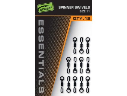 fox obratliky edges essentials spinner swivel size 11 12 ks