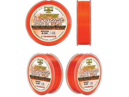 Trabucco Vlasec T-Force XPS Long Cast Fluo 1200m (Délka 1200m, Nosnost 8,35kg, Průměr 0,25mm)