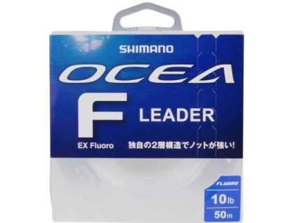 fluorocarbon shimano ocea ex fluoro leader clear 50m 2373067