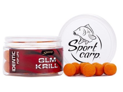 Sportcarp Plovoucí Boilies Identic PoP-Up GLM Krill 150ml (Objem 150ml, Průměr 15mm)
