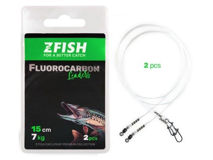 Zfish Lanko Fluorocarbon Leader 2ks