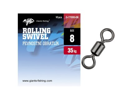 Giants Fishing Pevnostní Obratlík Rolling Swivel 10ks