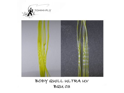 Tommi-Fly Body Quill Ultra UV Yellow