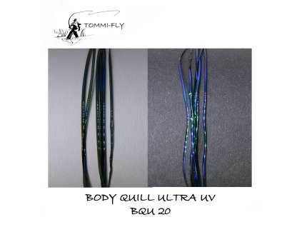 Tommi-Fly Body Quill Ultra UV Peacock Black