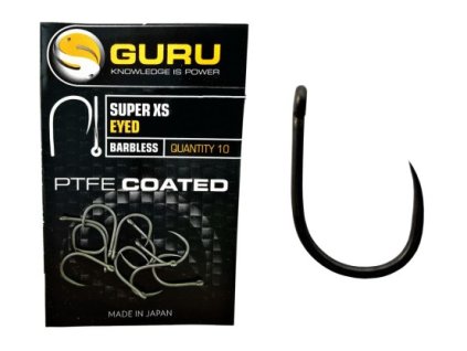 Guru Haczyki Super XS Eyed r 8 Barbless 10szt