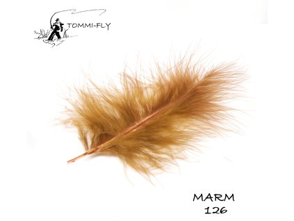 Tommi-Fly Peří Premium Marabou Hnědá