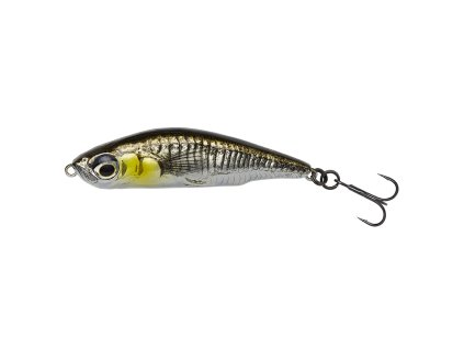 Savage Gear Wobler 3D Sticklebait Pencil Sinking Ayu Green Silver (Délka 7,5cm, Hmotnost 17g, Maximální ponor 4m)