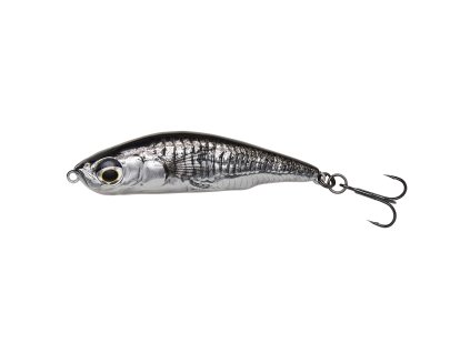 Savage Gear Wobler 3D Sticklebait Pencil Sinking Black  Silver (Délka 7,5cm, Hmotnost 17g, Maximální ponor 4m)