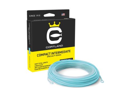 Cortland Muškařská Šnůra Specialty Compact Intermediate Clear Light Blue 100ft