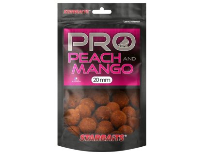 Starbaits Boilie Probiotic Pro Peach Mango (Hmotnost 200g, Průměr 24mm)