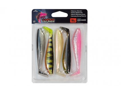 Fox Rage Gumová Nástraha Ultra UV Zander Pro Shads Mixed Colours