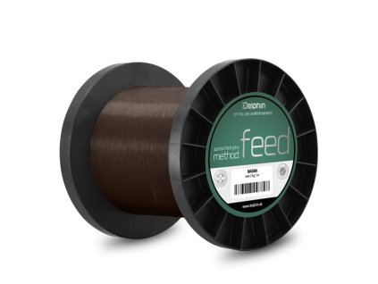 Delphin Vlasec METHOD FEED Hnědý 1m (Nosnost 3,7kg, Průměr 0,20mm)