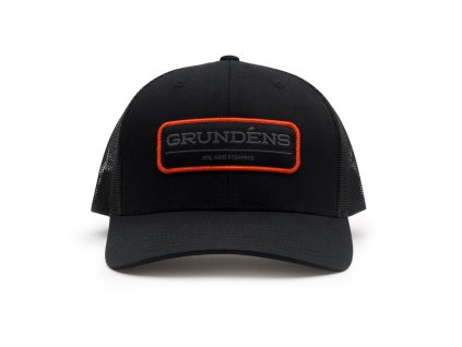 Grundés Kšiltovka We Are Fishing Trucker Solid Black