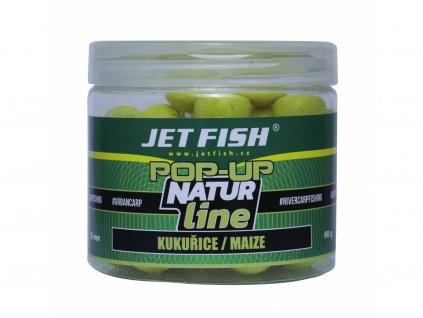 Jet Fish Boilie Natur Line POP UP 16 mm : KUKUŘICE