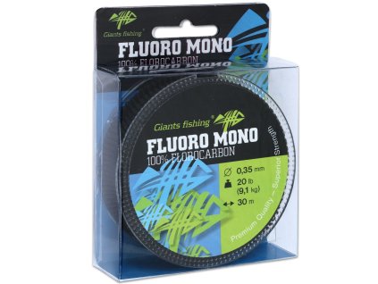 Giants fishing Návazcový vlasec 100% Fluorocarbon 30m (Průměr 0,45mm, Nosnost 12,7kg)