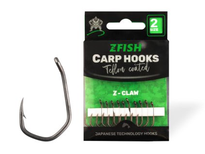 ZFISH Teflonové Háčky Z-Claw (Velikost háčku #4)