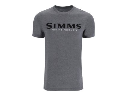 Simms Tričko Logo T-shirt Athletic Heather (Velikost XL)