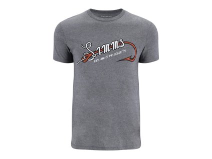 Simms Tričko Hook & Loop T-Shirt Athletic Heather (Velikost XL)