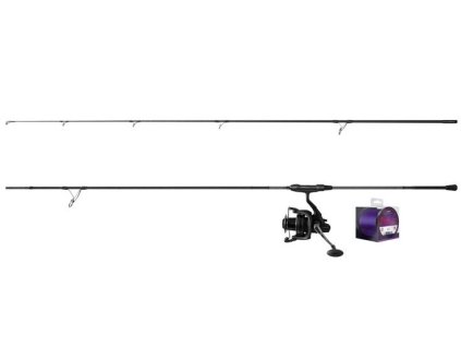 delphin kaprarsky set corsablack nero prut 3 6 m 3 lb 2 dil navijak 8t vlasec 0 30 mm