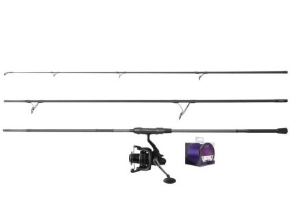 delphin kaprarsky set corsablack nero prut 3 6 m 3 lb 3 dil navijak 8t vlasec 0 30 mm