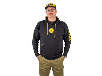 Black Cat Mikina Black Hoody (Velikost XXL)
