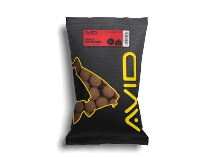 Avid Carp Boilies Squid & Strawberry 1kg (Hmotnost 1kg, Průměr 20mm)