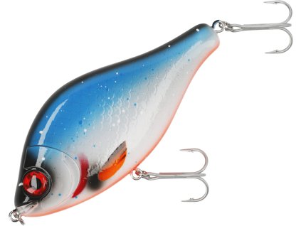 Mikado Wobler Pomalu Potápivý MFT Jerk Blue Roach (Délka 10cm, Hmotnost 51g, Maximální ponor 1,5m)
