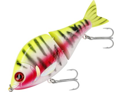 Mikado Wobler MFT Swimbait Pomalu Potápivý Lemon Tiger (Délka 10cm, Hmotnost 41g, Maximální ponor 1,5m)