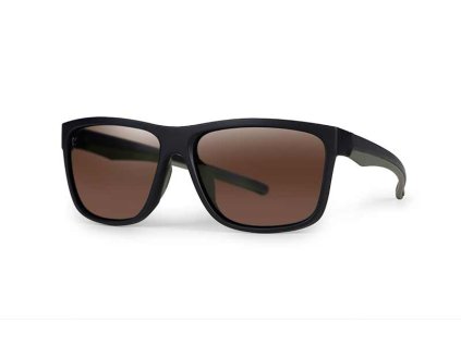csn053 fox collection sunglasses black and green brown lens main 1