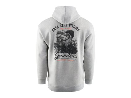 Grundés Mikina Dark Seas X Grundens Portsmith Hoodie Athletic Heather (Velikost L)