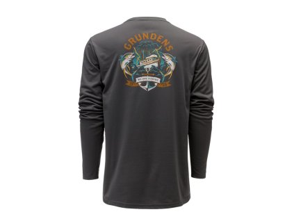 Grundés Tričko Tuna Tattoo LS Tech Tee Anchor (Velikost XL)