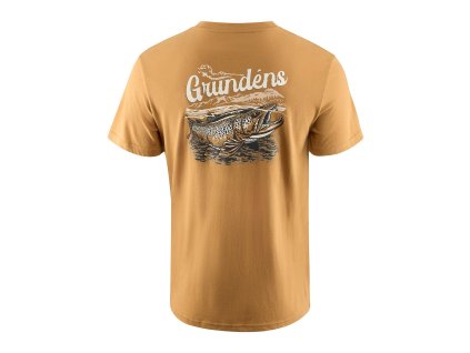 Grundés Tričko Leroy Brown SS T-Shirt Whiskey (Velikost M)