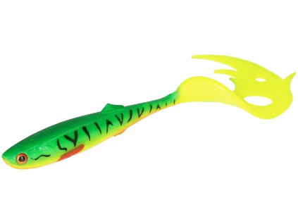 NÁSTRAHA - SICARIO PIKE TAIL 8.5cm/FIRE TIGER - 4 ks (Délka 8,5cm, Počet ks 4ks, Hmotnost 3g)