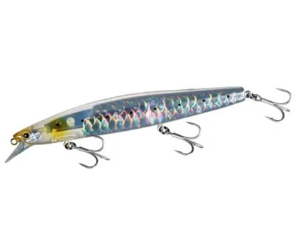 Shimano Wobler Exsence Silent Assassin Flash Boost Sinking A Silver Sardine (Délka 12,9cm, Hmotnost 26g, Maximální ponor 2m)
